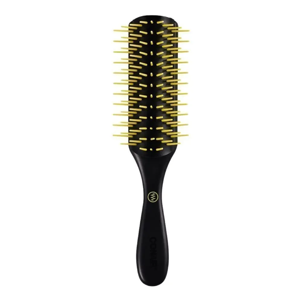 Conair The Curl Collective Detangle Brush for Medium/Long Hair Yellow New